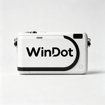 WinDot Camera - Portable 1080P HD Camera Rechargeable Mini Camera for Photos & Videos, Ideal for Travel, Parties & Gifts