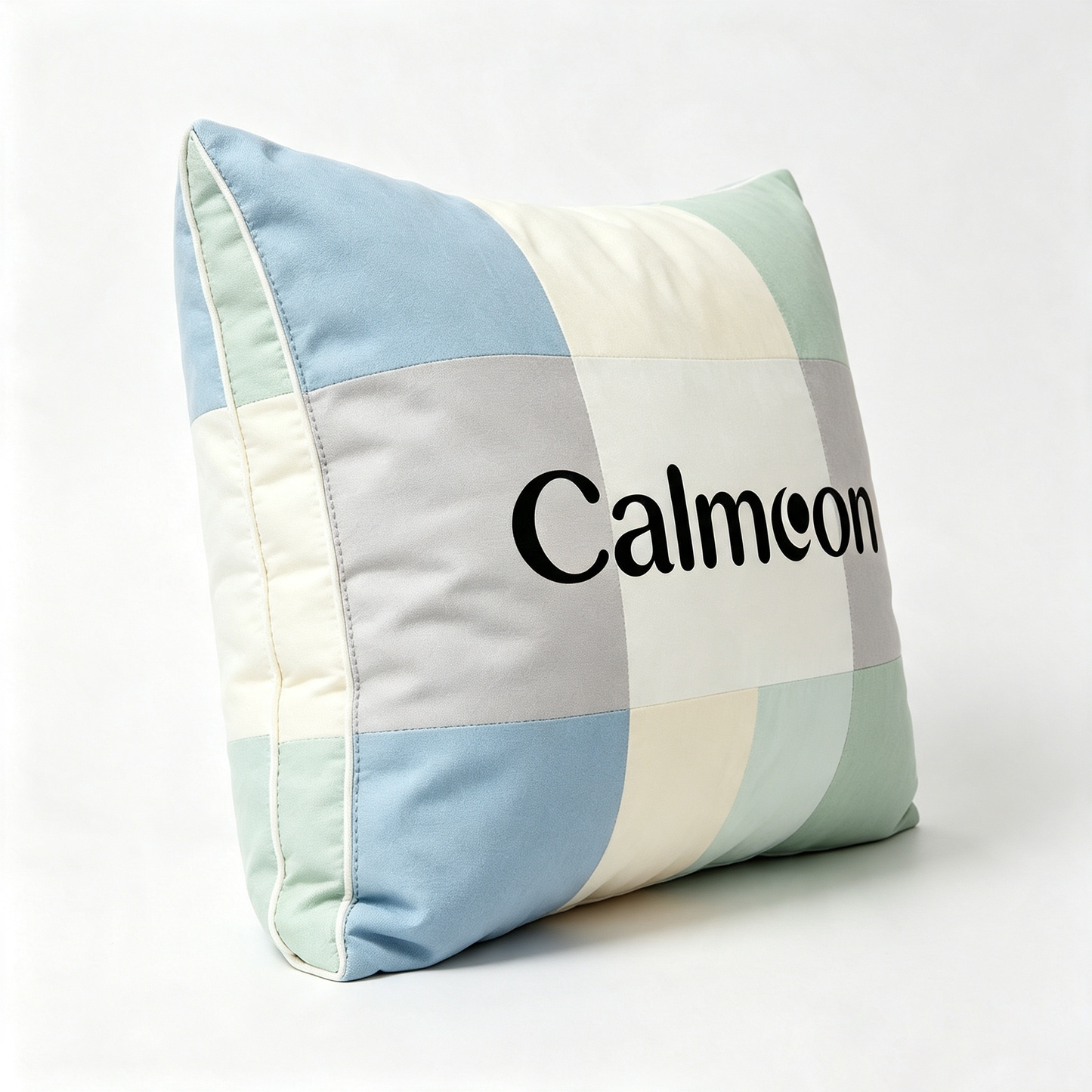 Calmoon Patchwork Color-Block Throw Pillow