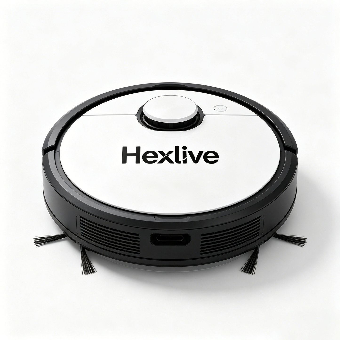 Hexlive Robot Vacuum Cleaner, Strong Suction Automatic Robotic Vacuum, Smart Anti-Collision Cleaning Robot for Hard Floors & Pet Hair, USB Rechargeable Low Noise Automatic Home Vacuum Cleaner