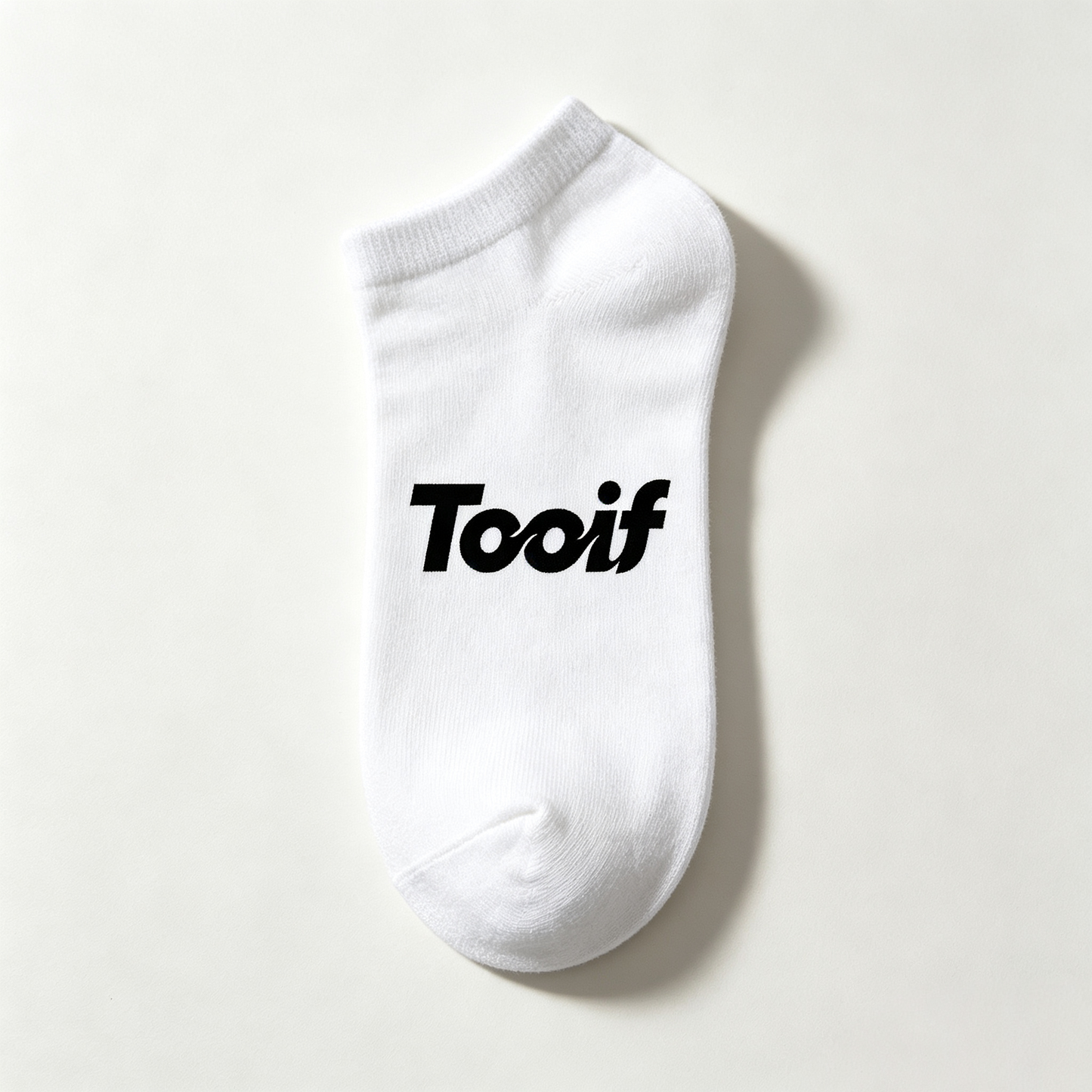 Tooif Unisex Cotton Low Cut Ankle Socks 4 Pairs Gift Box Pack, Soft Breathable No Show Short Socks, Bold Block Letter Casual Athletic Socks for Men Women Daily Sports