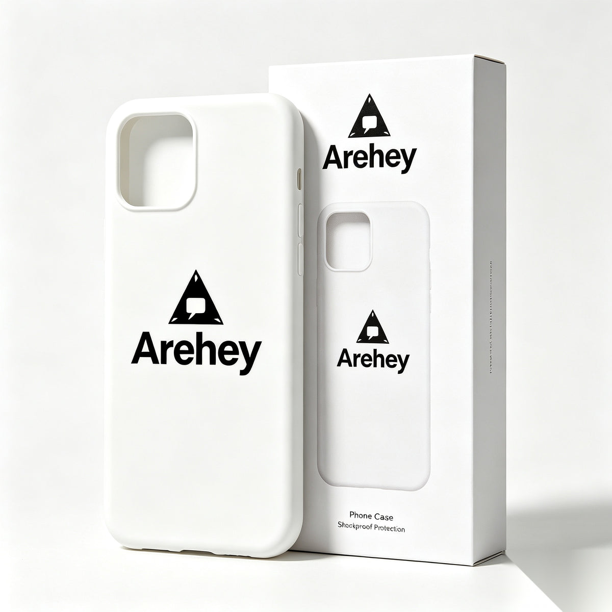 Arehey Cell Phone Case, Smooth Silicone Shockproof Phone Cover, Slim Fit Protective Phone Case for Daily Smartphone Protection