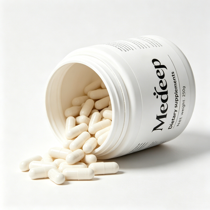 Medeep Daily Wellness Dietary Supplement Capsules, All Natural Non-GMO Premium Formula, Support Body Immune & Digestive Health