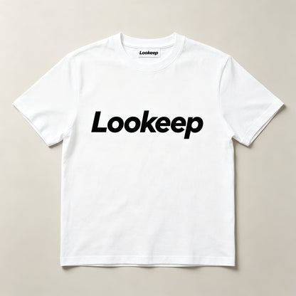 Lookeep Classic Short‑Sleeve Crew Neck T‑Shirt, Casual Everyday Basic Tee for Men & Women, Soft Breathable Cotton Top