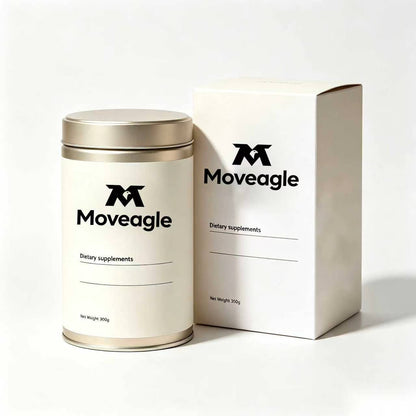 Moveagle Dietary Supplements 300g, Premium Chewable Supplement Tablets, Daily Nutritional Support for Adults, Easy to Store Metal Canister Package