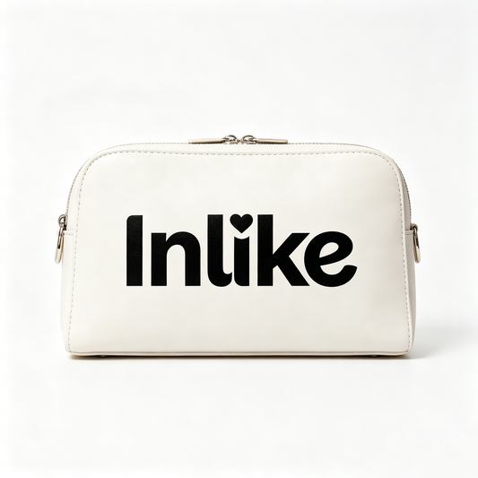 Inlike Small Handbags, Portable Waterproof Travel Toiletry Organizer Pouch, Multi-Purpose Mini Storage Hand Purse for Women Girls