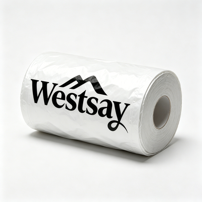 Westsay Heavy Duty Disposable Roll Trash Bags, Thick Leakproof PE Garbage Bags, Multipurpose Household Waste Storage Bags for Kitchen Bathroom Office Travel
