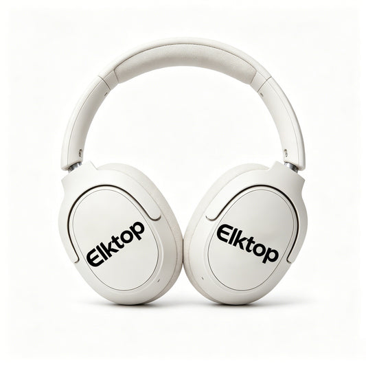 Elktop Wireless Over-Ear Bluetooth Headphones, Noise Isolation Stereo Headset with Soft Memory Earpads, Long Battery Life Headphones for Music, Gaming, Travel & Office Work