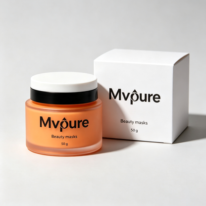 Mvpure Hydrating Brightening Facial Beauty Mask, Deep Moisturizing Skin Repair Clay Mask, Even Tone Soft Skin Face Mask for All Skin Types
