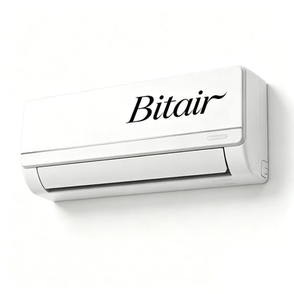 Bitair Wall Mount Split Air Conditioner, Ultra Quiet Indoor Cooling Air Conditioning Unit, Easy Installation With Complete Installation Guide, Home Wall AC for Bedroom, Apartment & Summer Comfort