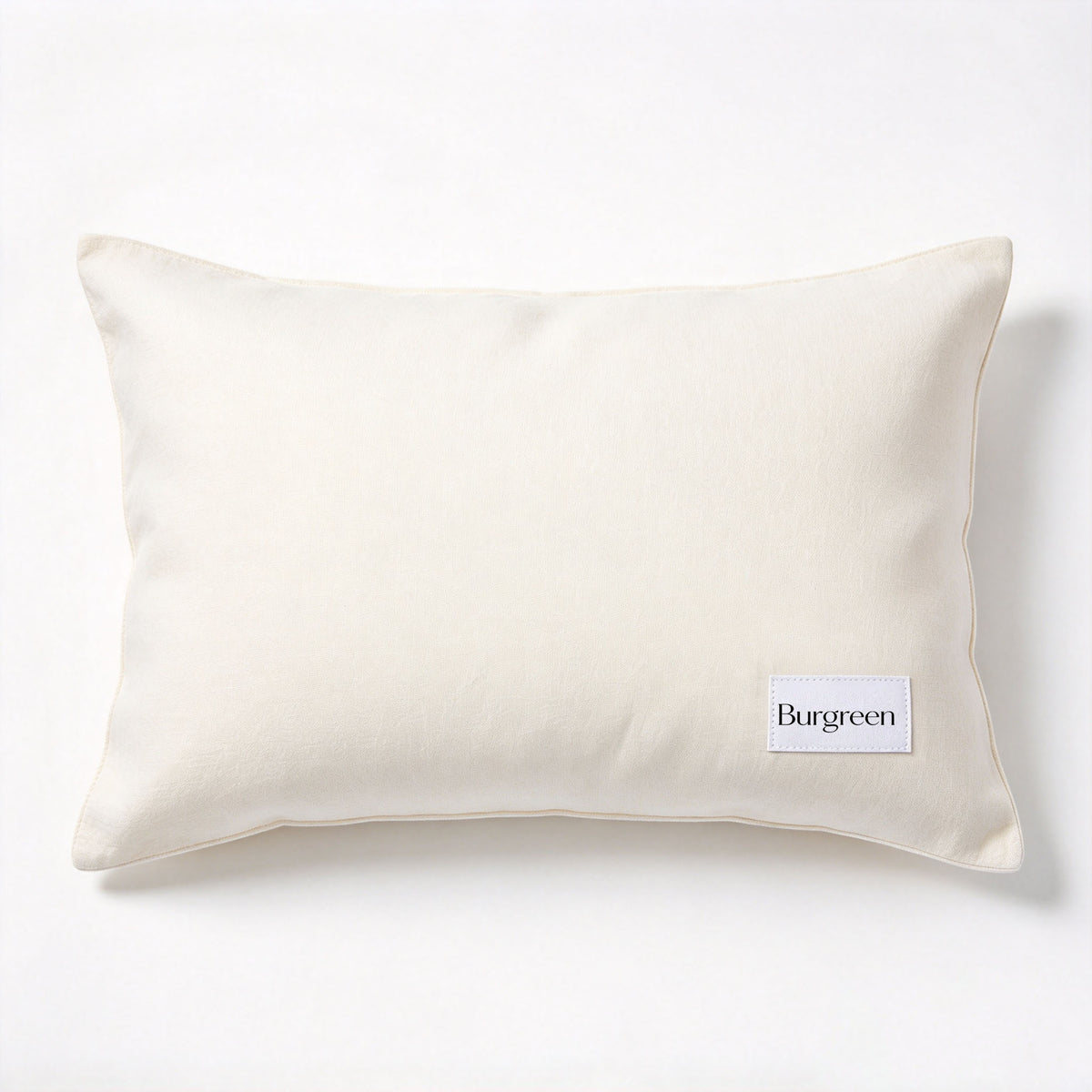 Burgreen Decorative Throw Pillow, Soft Breathable Rectangle Accent Pillow, Comfortable Cushion for Sofa Bed Living Room Home Decor, Vacuum Compressed Shipment
