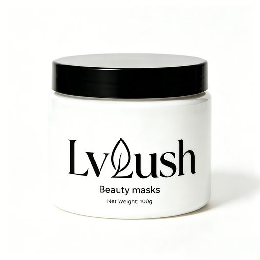 Lvlush Hydrating Facial Beauty Mask 100g, Deep Moisturizing Cream Mask for Dry & Dull Skin, Restores Skin Radiance, Gentle Non-Irritating Skin Care Mask for All Skin Types