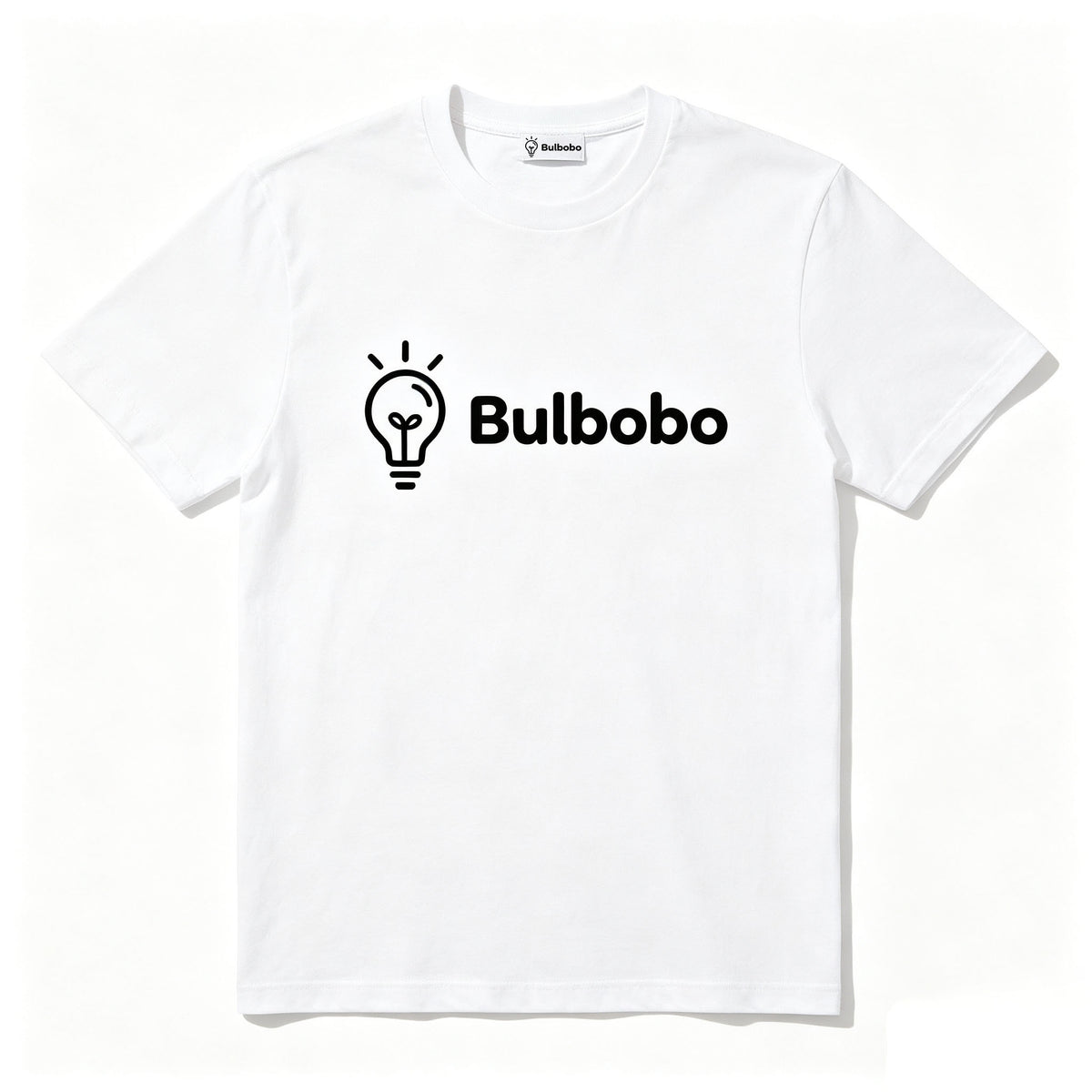Bulbobo Crew Neck T‑Shirt, Soft Breathable Short Sleeve Shirts, Casual Daily Wear Tees for Outdoor Street Home