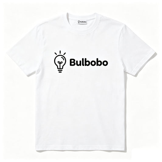 Bulbobo Crew Neck T‑Shirt, Soft Breathable Short Sleeve Shirts, Casual Daily Wear Tees for Outdoor Street Home