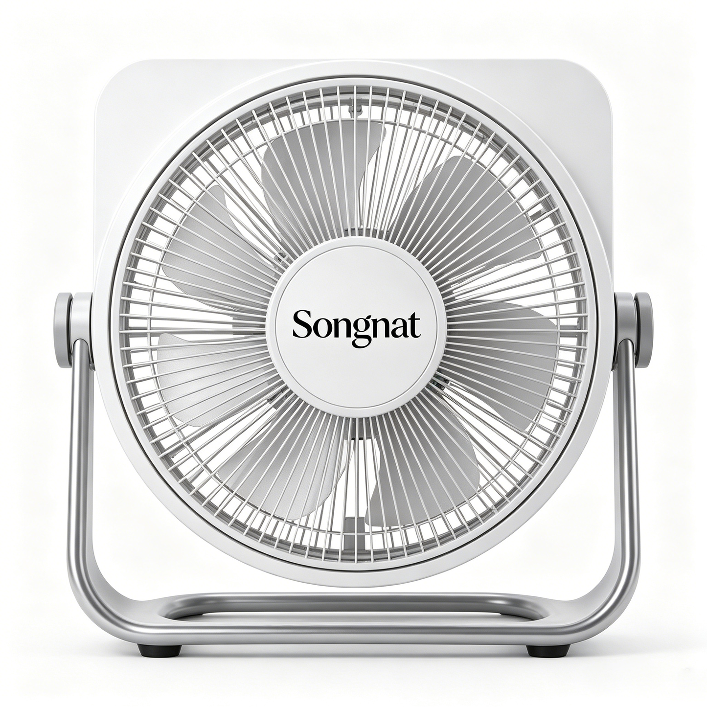 Songnat Portable Desk Fan, Adjustable Quiet Table Fan with 3 Speeds, Compact Personal Air Circulator Fan for Home, Office, Bedroom, Dorm & Small Spaces