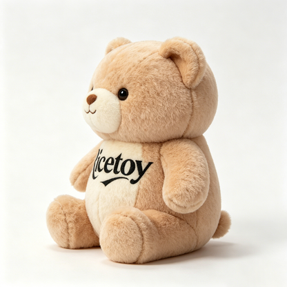 Ricetoy Soft Teddy Bear Plush Toy, Cute Stuffed Animal Plushie, Huggable Cuddly Bear for Kids & Adults, Perfect Gift for Birthdays, Valentine’s & Holidays