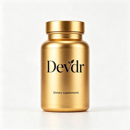 Devdr Natural Herbal Dietary Supplement Capsules, Premium Herbal Complex for Skin Wellness & Daily Body Support, Non-GMO, Vegan, 60 Capsules