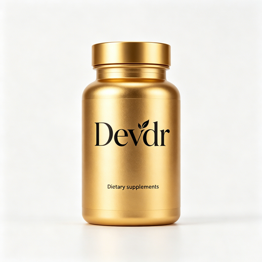 Devdr Natural Herbal Dietary Supplement Capsules, Premium Herbal Complex for Skin Wellness & Daily Body Support, Non-GMO, Vegan, 60 Capsules