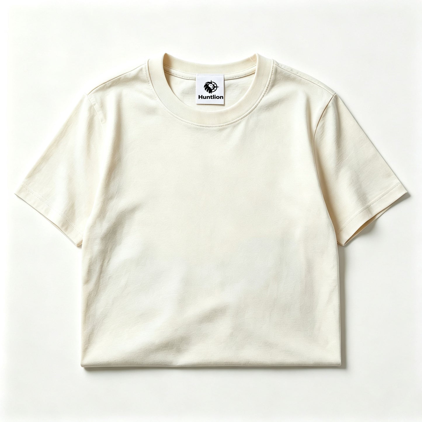 Huntlion Basic Crew Neck Short‑Sleeve T‑Shirt, Premium Soft Cotton Casual Plain Tee for Men