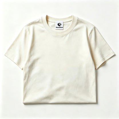 Huntlion Basic Crew Neck Short‑Sleeve T‑Shirt, Premium Soft Cotton Casual Plain Tee for Men