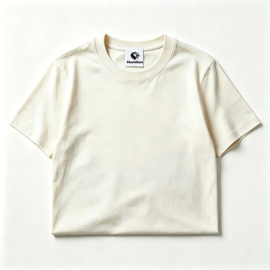 Huntlion Basic Crew Neck Short‑Sleeve T‑Shirt, Premium Soft Cotton Casual Plain Tee for Men