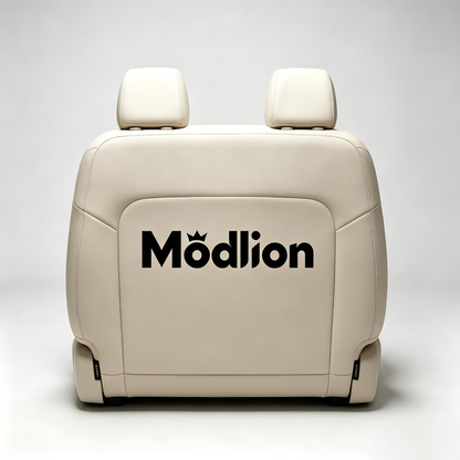 Modlion Seats for automobiles Full Set Car Seat Covers, Premium Beige Breathable Faux Leather Auto Seat Protectors, Universal Fit Waterproof Soft Automotive Seat Cushions for Most Sedans SUV Trucks