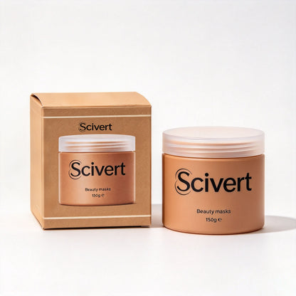 Scivert Beauty Mask, Skin Refining & Moisturizing Facial Mask, Rich Cream Mask for Daily Home Facial Treatment 150g, Gift Box Included