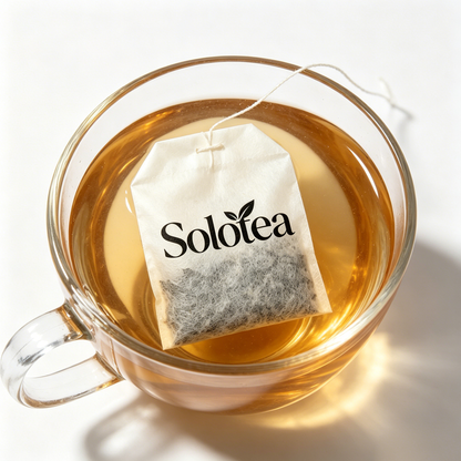 Solotea Premium Natural Tea Bags, 20 Count Individually Wrapped Pure Loose Leaf Tea Sachets, Smooth Aromatic Daily Brew Tea for Morning & Evening Drinks