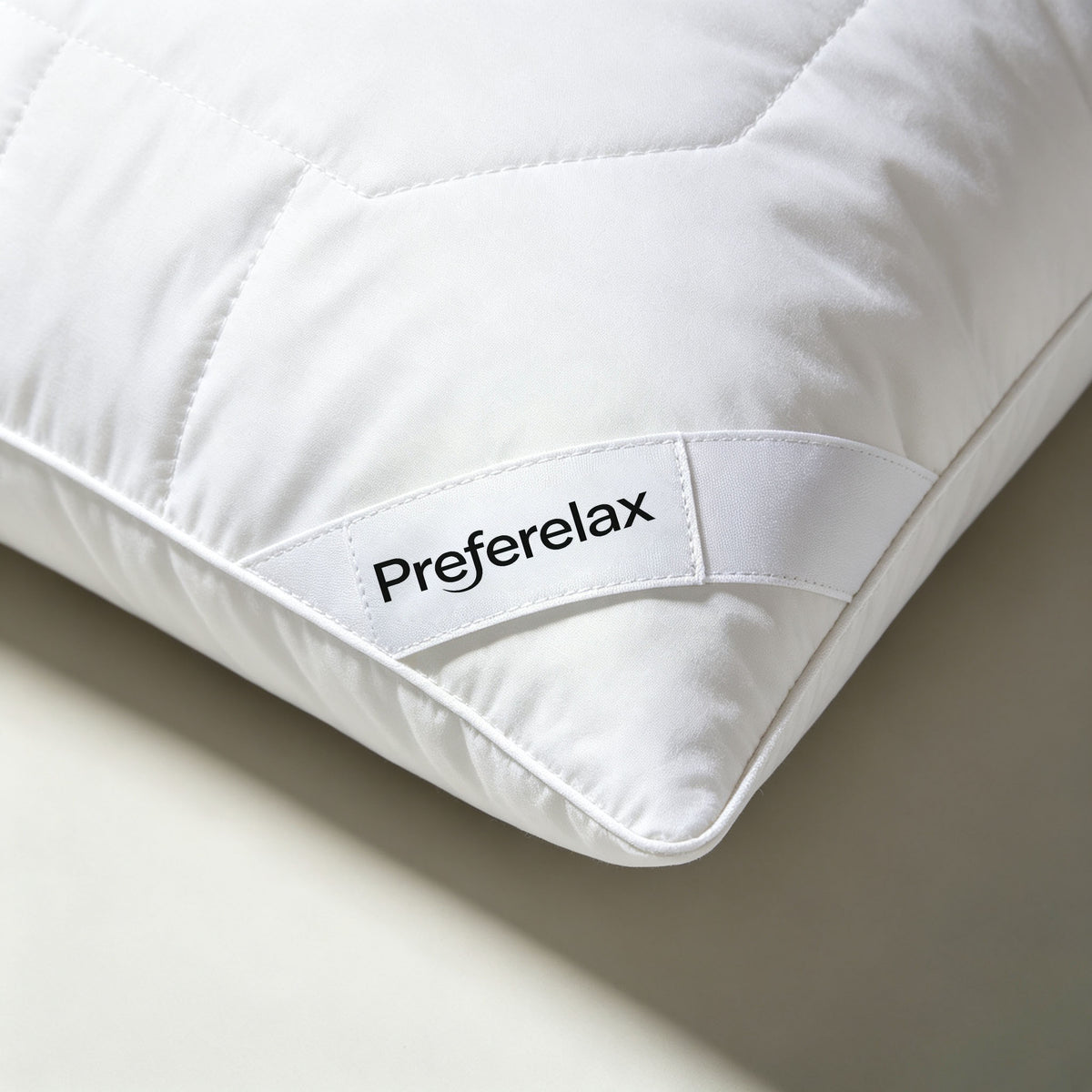 Preferelax Bed Pillow for Sleeping, Soft Supportive Plush Pillow, Premium Hotel‑Quality Stomach Back Side Sleeper Pillow, Breathable Comfort Pillow for Home & Bedroom