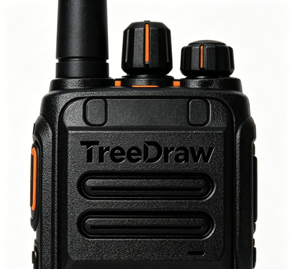 【TreeDraw Portable Walkie-talkie】—— Reliable Communication Companion for Work & Outdoor Adventures