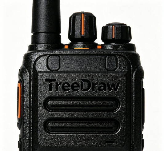 【TreeDraw Portable Walkie-talkie】—— Reliable Communication Companion for Work & Outdoor Adventures