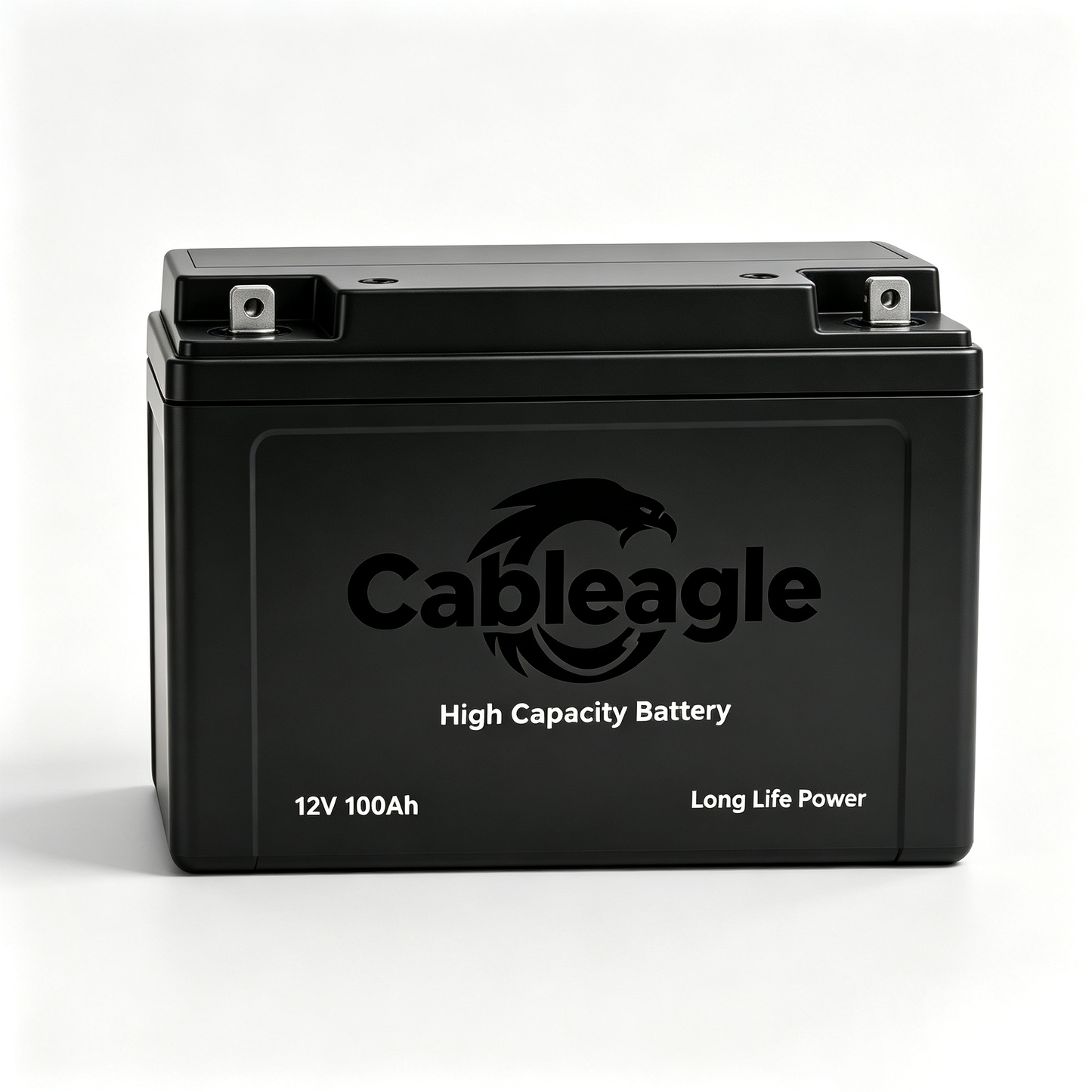 Cableagle High Capacity Rechargeable Battery, Long Life Power Supply for Solar, RV, Boat, Off-Grid System