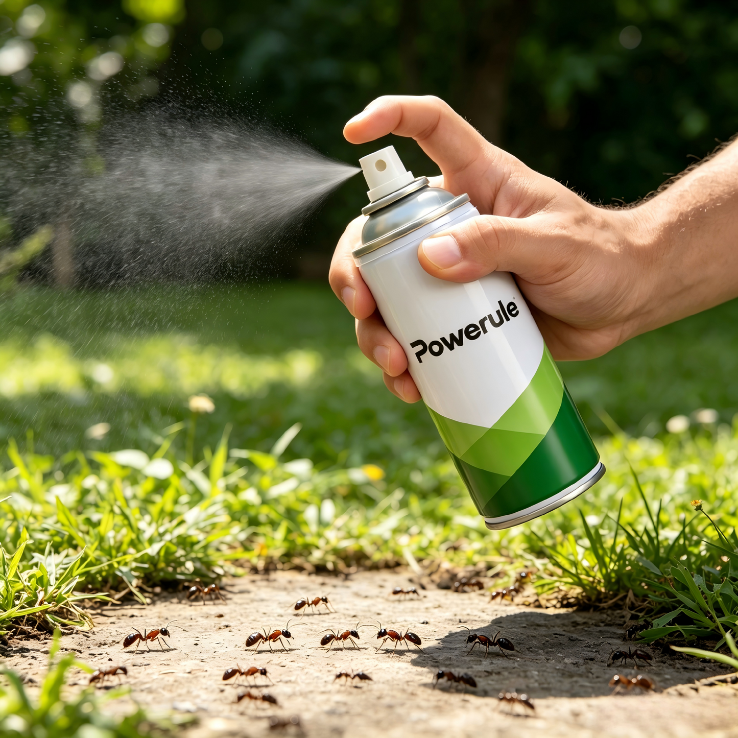 Powerule Multi-Purpose Insect Killer Spray, Indoor & Outdoor Bug Control for Ants, Roaches, Spiders, Mosquitoes, Long-Lasting Protection