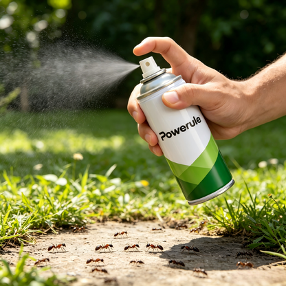 Powerule Multi-Purpose Insect Killer Spray, Indoor & Outdoor Bug Control for Ants, Roaches, Spiders, Mosquitoes, Long-Lasting Protection