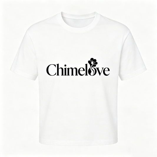 【Chimelove Logo Print T-Shirt】—— Minimalist Style & Daily Comfort