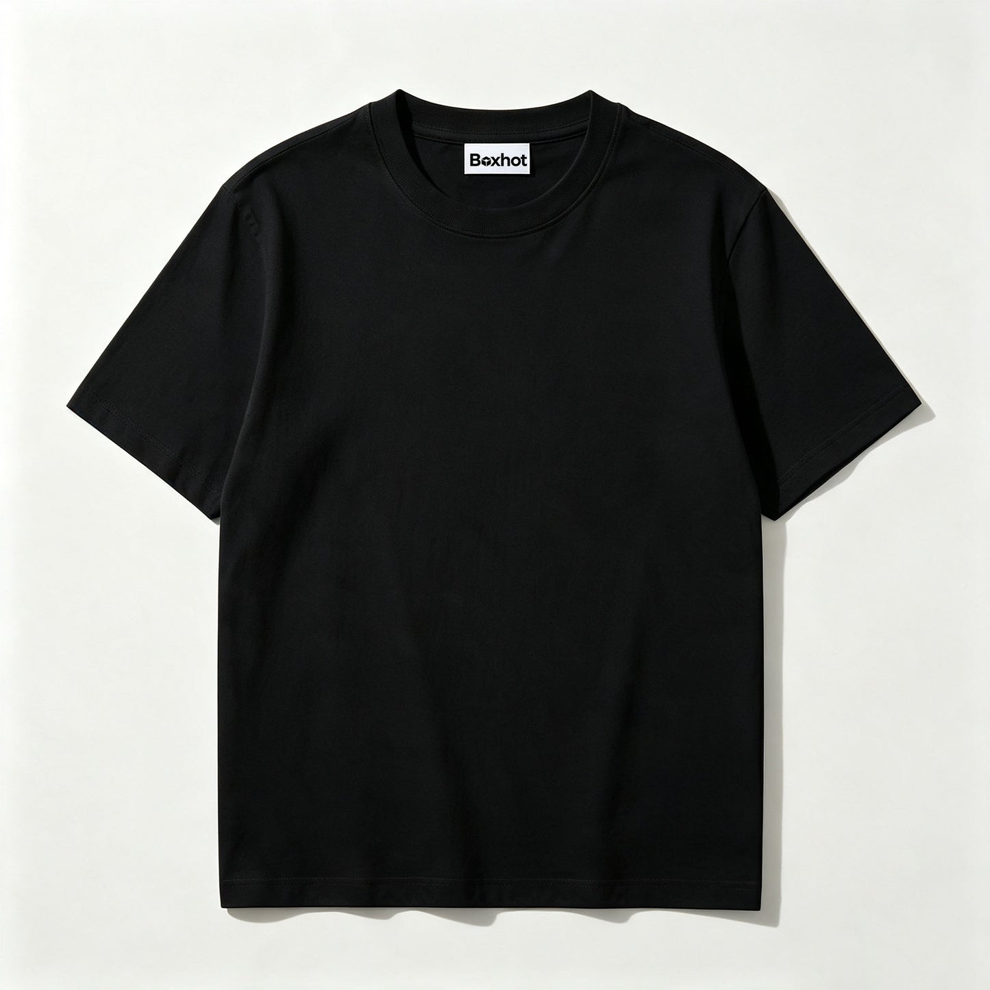 Boxhot Classic Crew Neck Short Sleeve T-Shirt, Solid Basic Casual Tee, Lightweight Everyday Top for Men