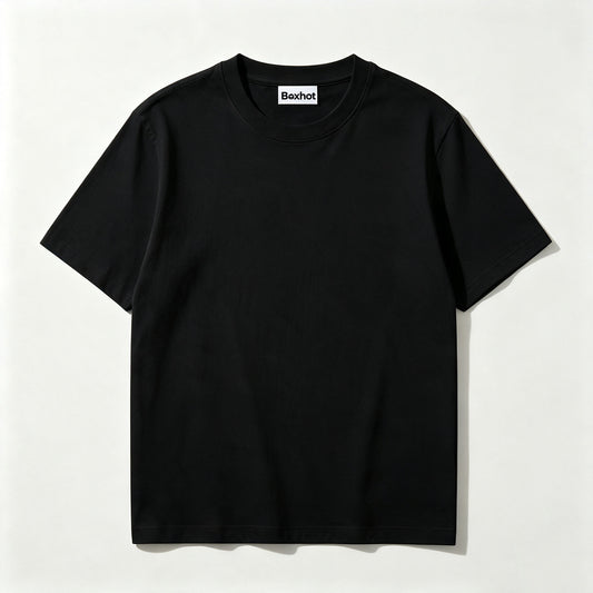 Boxhot Classic Crew Neck Short Sleeve T-Shirt, Solid Basic Casual Tee, Lightweight Everyday Top for Men