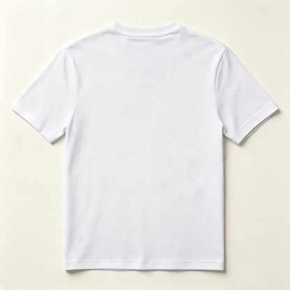 Orestnoe Unisex Classic Crew Neck Short‑Sleeve T‑Shirt, Soft Cotton Casual Plain White Everyday Tee