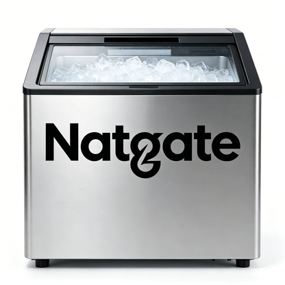 【Natgate Ice machines】—— Durable Stainless Steel Ice Maker for Home & Light Commercial Use