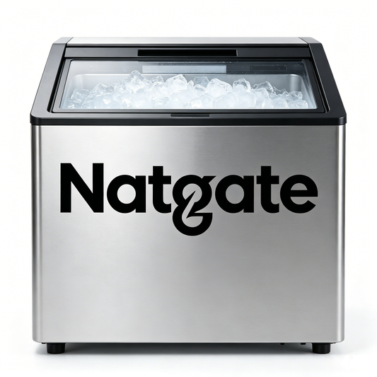 【Natgate Ice machines】—— Durable Stainless Steel Ice Maker for Home & Light Commercial Use