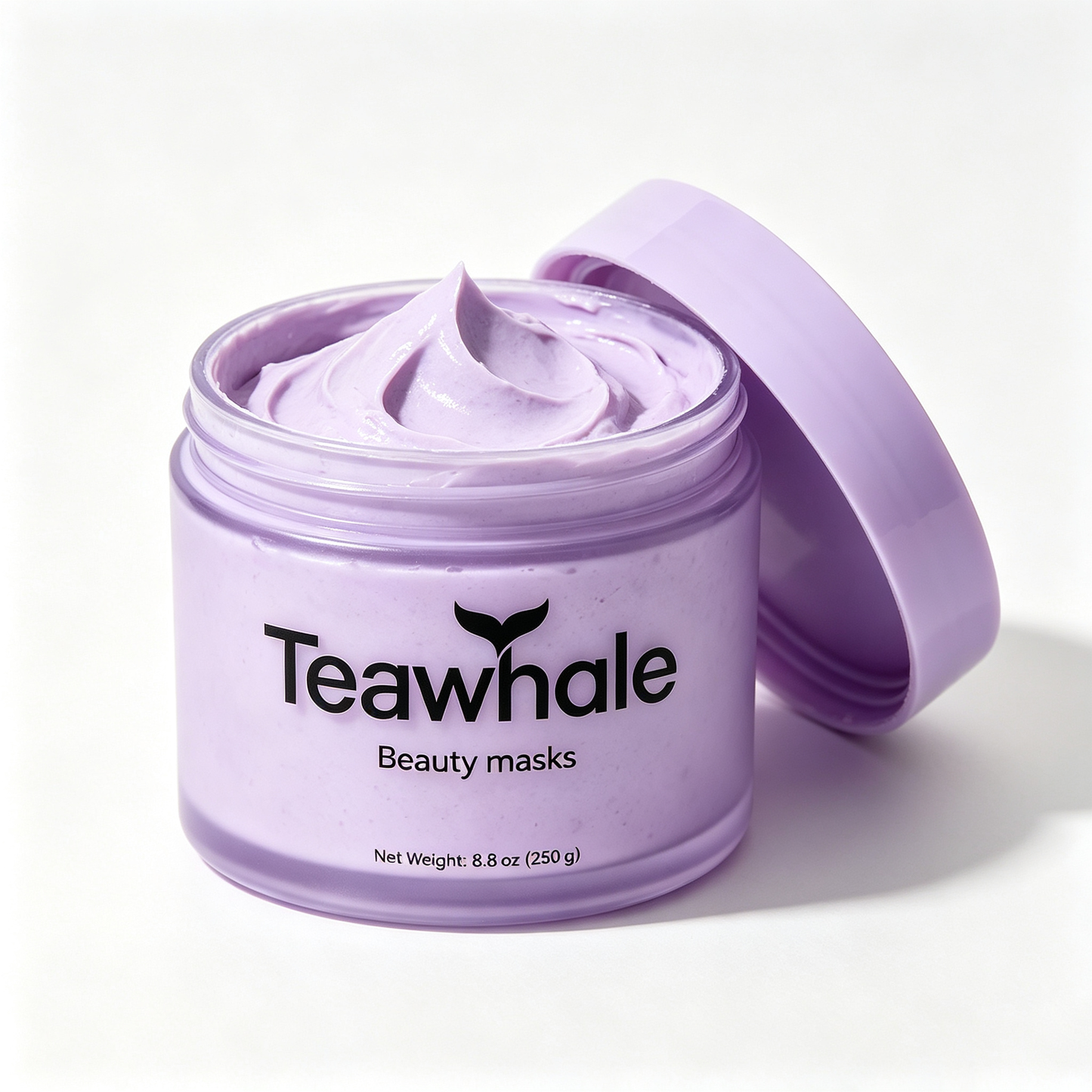 Teawhale Hydrating Purple Beauty Mask Deep Clean Pore Moisturizing Facial Mask For All Skin Types Soft Cream Mask