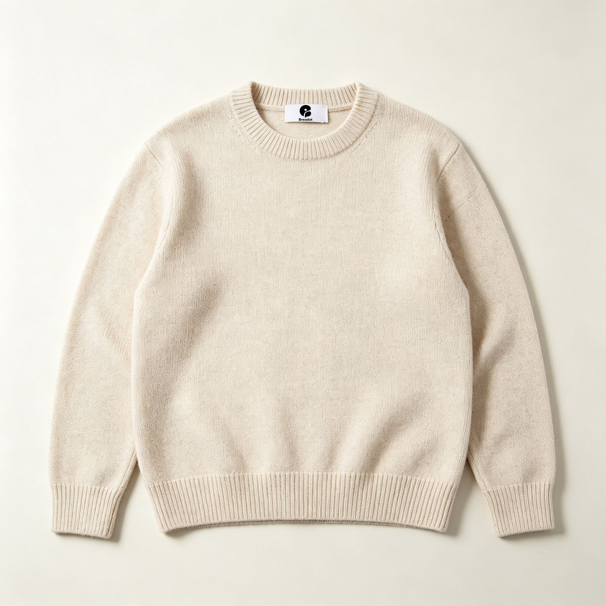 Breadot Soft Crewneck Sweater, Cozy Warm Knit Pullover, Classic Loose‑Fit Long Sleeve Sweater for Daily Casual Wear