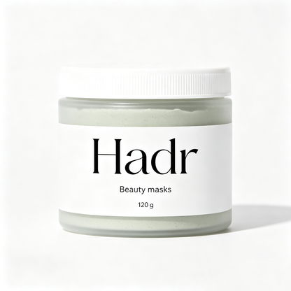 Hadr Beauty Mask, Cream Facial Mask for Deep Cleansing & Oil Control, At Home Spa Skincare Treatment for Oily Combination Skin