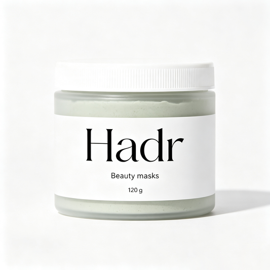 Hadr Beauty Mask, Cream Facial Mask for Deep Cleansing & Oil Control, At Home Spa Skincare Treatment for Oily Combination Skin