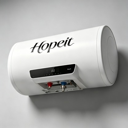 Hopeit  Electric Water Heater, 10 Gallon Compact Storage Tank, 2000W Fast Heating, Smart Thermostat, Overheat & Leak Protection, Wall-Mounted Hot Water Heater for Bathroom Home Use