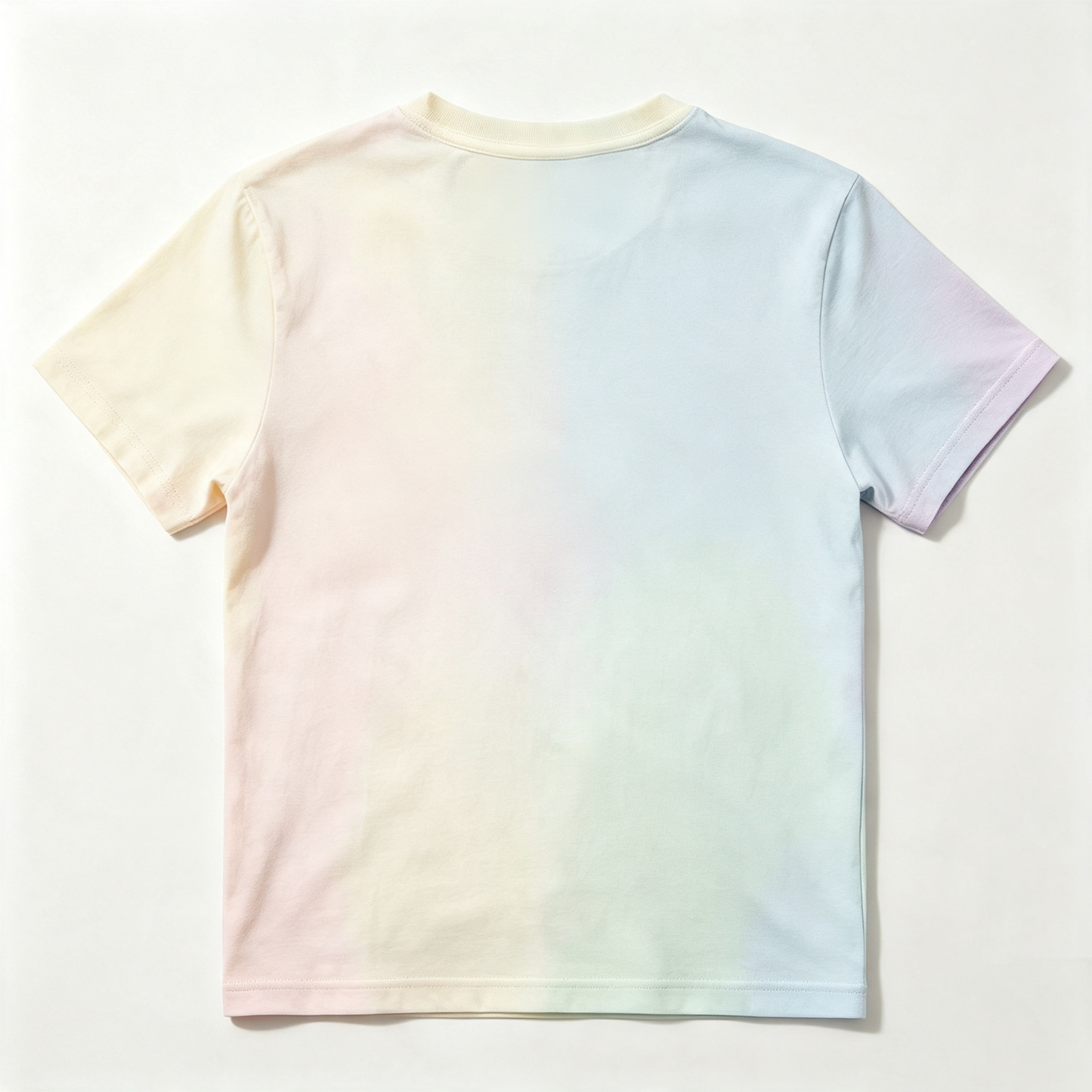 crickethe Soft Pastel Tie‑Dye Gradient Crew Neck T‑Shirt, Casual Short‑Sleeve Tee for Summer Daily Holiday Outfits