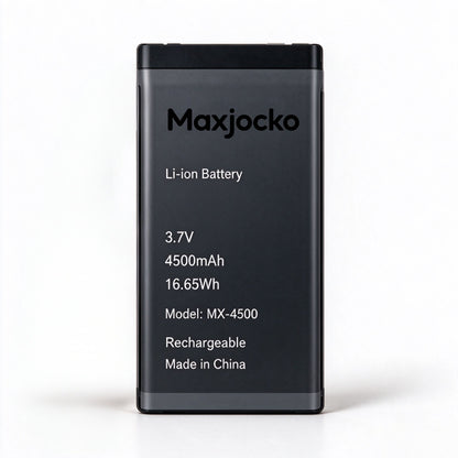 Maxjocko Rechargeable Lithium-Ion Battery Pack MX-4500, 3.7V 4500mAh High Capacity Replacement Li-ion Battery for Compatible Electronic Devices