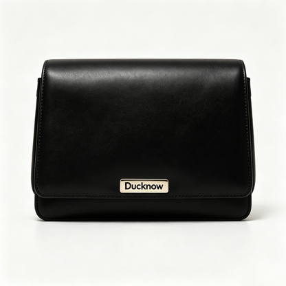 Ducknow Women Crossbody Shoulder Handbag, Classic Faux Leather Flap Purse, Elegant Daily Casual Ladies Satchel Bag for Work Dating Travel