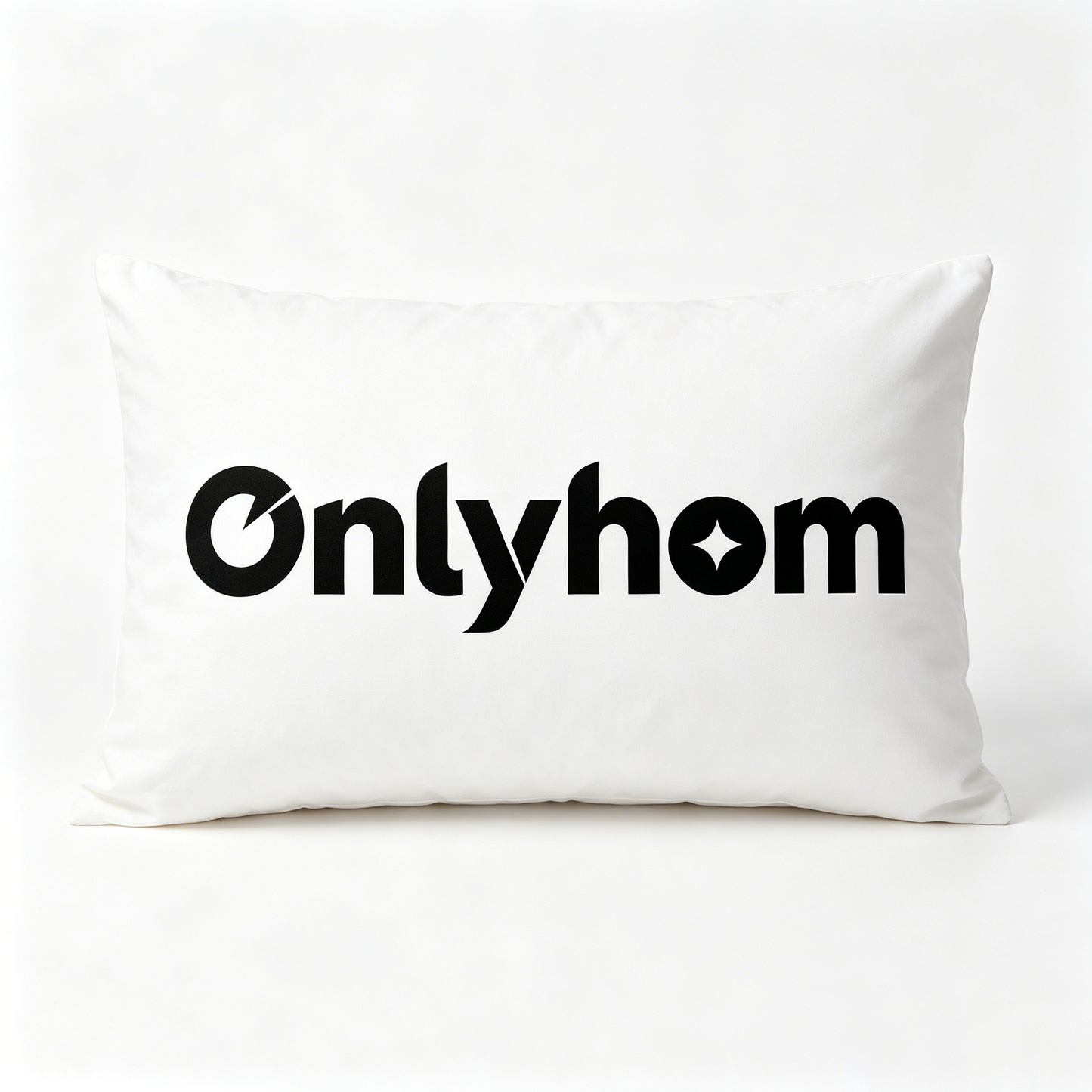 Onlyhom Decorative Lumbar Throw Pillow, Rectangle Soft Solid White Cushion, Modern Minimalist Rectangular Pillow for Sofa Couch Bed Home Decor