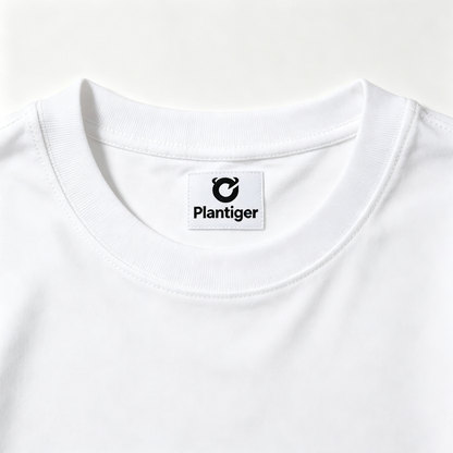 Plantiger Premium Soft Cotton Casual T‑Shirt, Classic Graphic Crew Neck Short Sleeve Tee for Daily Outfit