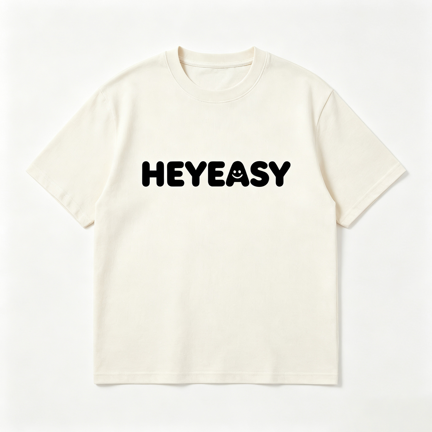 HEYEASY Crew Neck Short Sleeve Tee Relaxed Fit Soft Cotton Casual Sunny Daily Wear Basic T-Shirt